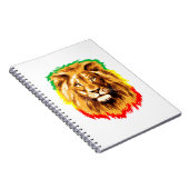 Rasta Lion of Judah Notizblock (Rechte Seite)