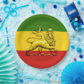 Rasta Lion of Judah Paper Plate Pappteller (Party)