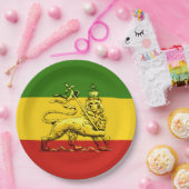 Rasta Lion of Judah Paper Plate Pappteller (Party)