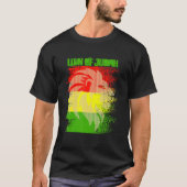 Rasta Lion of Judah Reggae Roots Jamaica Rasta Reg T-Shirt (Vorderseite)