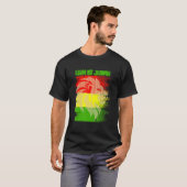 Rasta Lion of Judah Reggae Roots Jamaica Rasta Reg T-Shirt (Vorne ganz)