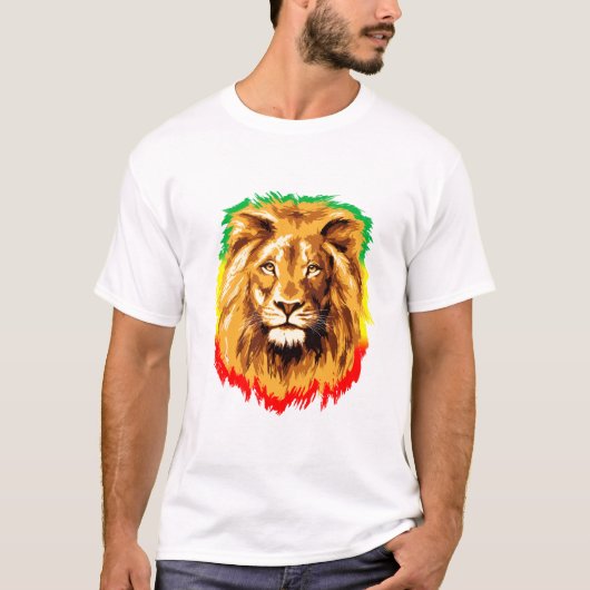 Rasta Lion of Judah T-Shirt (Vorderseite)