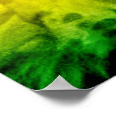 Rasta Lion Poster (Ecke)