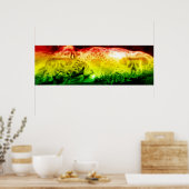 Rasta Lion Poster (Küche)