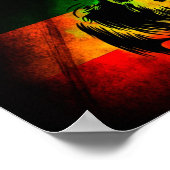 Rasta Lion Poster (Ecke)