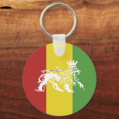 Rasta Lion Schlüsselkette Schlüsselanhänger (Vorderseite)