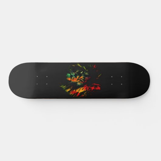 Rasta Lion Skateboard (Horizontal)