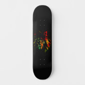 Rasta Lion Skateboard (Vorderseite)