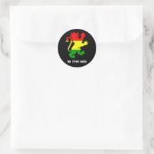 Rasta Lion Stickers (Tasche)