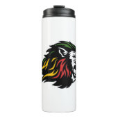 Rasta Lion Thermosbecher (Vorderseite)