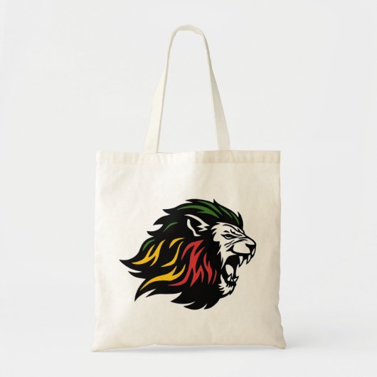 Rasta Lion Tragetasche (Vorne)