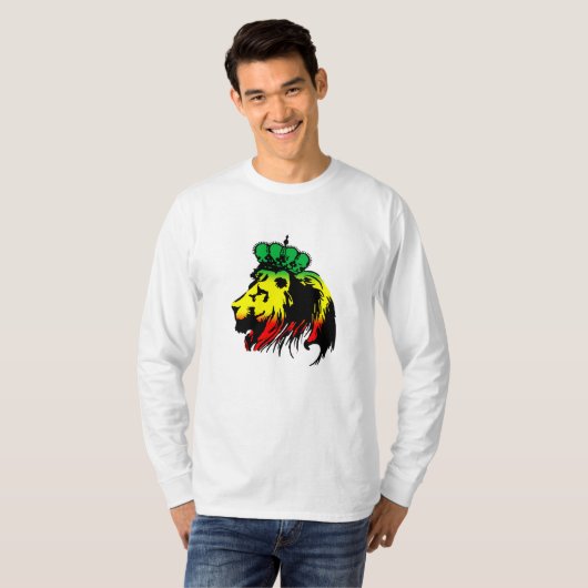 Rasta Lion von Judah T - Shirt (Vorne ganz)