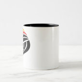 Rasta Lion Zweifarbige Tasse (Mittel)