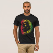 Rasta Löwe 2 T-Shirt (Vorne ganz)