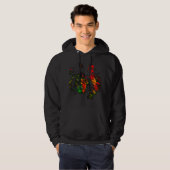 Rasta Löwe Front Design Hoodie (Vorne ganz)