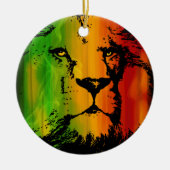 Rasta Löwe Keramik Ornament (Vorne)