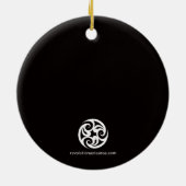 Rasta Löwe Keramik Ornament (Hinten)