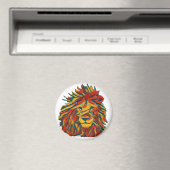 Rasta Löwe Magnet (In Situ (Geschirrspüler))