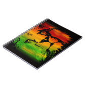 Rasta Löwe Notizblock (Linke Seite)