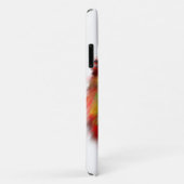 Rasta Löwe rot grün zeichnend Jamaika Case-Mate iPhone Hülle (Hinten/Rechts)