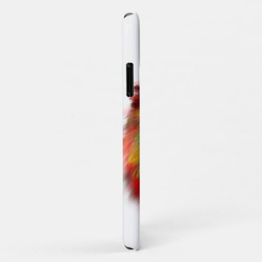 Rasta Löwe rot grün zeichnend Jamaika Case-Mate iPhone Hülle (Hinten/Rechts)