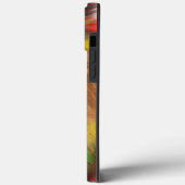 Rasta Löwe rot grün zeichnend Jamaika Case-Mate iPhone Hülle (Rückseite / Links)