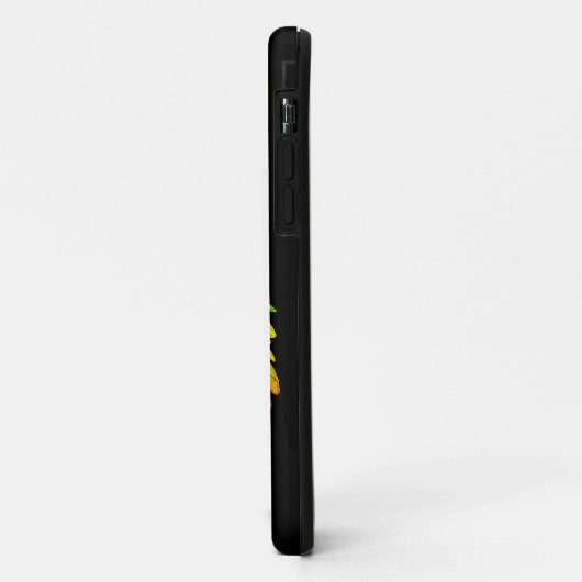 Rasta Löwe rot grün zeichnend Jamaika Case-Mate iPhone Hülle (Hinten/Links)