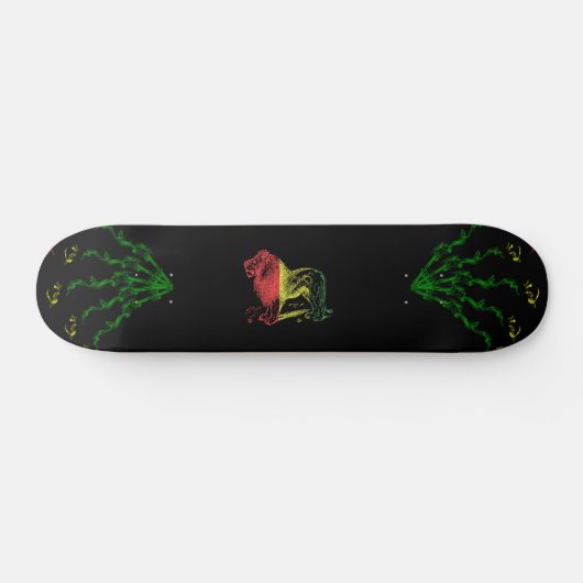 Rasta Löwe Skateboard (Horizontal)