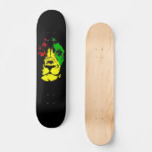 Rasta Löwe Skateboard (Vorderseite)
