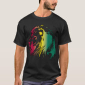 Rasta Löwe T-Shirt (Vorderseite)