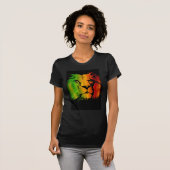 Rasta Löwe T-Shirt (Vorne ganz)