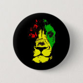 Rasta - Löwe von Juda Button (Vorderseite)