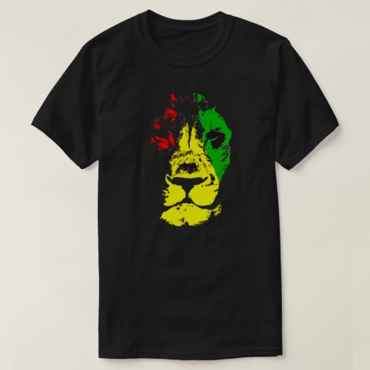 Rasta - Löwe von Juda T-Shirt (Design vorne)