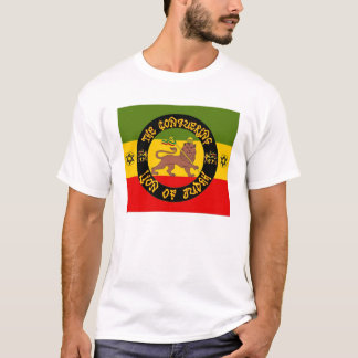 Rasta - Löwe von Judah - Reggae - T. Shirt