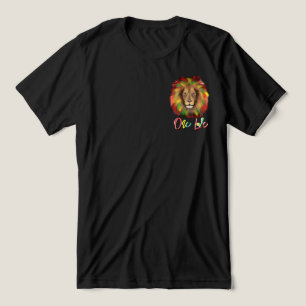 Rasta-Löwenkopf rot grün gelb Jamaika eine Liebe Tri-Blend Shirt