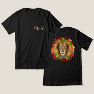 Rasta-Löwenkopf rot grün gelb Jamaika eine Liebe Tri-Blend Shirt
