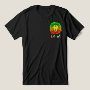 Rasta-Löwenkopf rot grün gelb Jamaika eine Liebe Tri-Blend Shirt