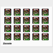 RASTA M.D. FRESH GUAVA BLÄTTER QUADRATISCHER AUFKLEBER (Blatt)