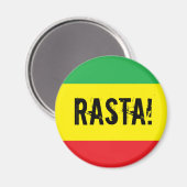 Rasta Magnet (Vorderseite/Rückseite)