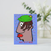 Rasta Man Postkarte (Stehend Vorderseite)