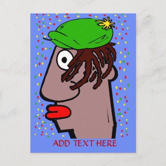 Rasta Man Postkarte (Vorderseite)