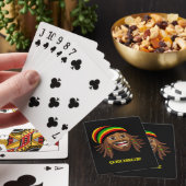 Rasta Mann Jamaika Spielkarten (In Situ)
