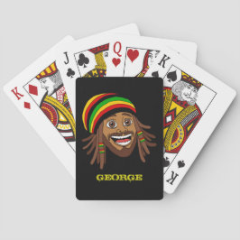 Rasta Mann Jamaika Spielkarten