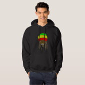 Rasta Mann-Sweatshirt Hoodie (Vorne ganz)