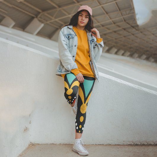 Rasta Mask Capri Leggings