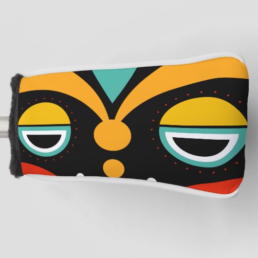 Rasta Mask Golf Headcover (Vorderseite)