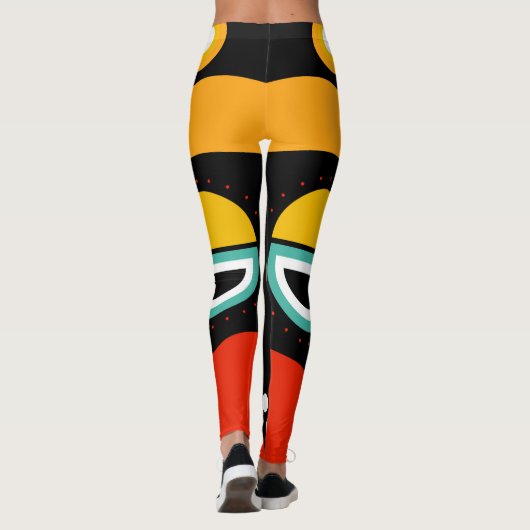 Rasta Mask Leggings (Rückseite)