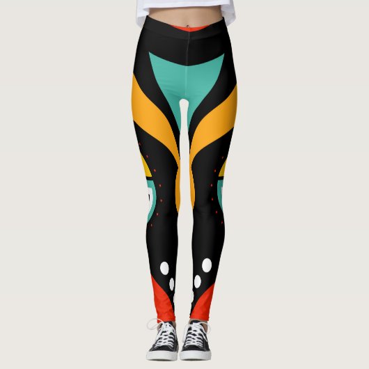 Rasta Mask Leggings (Vorderseite)