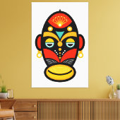 Rasta Mask Leinwanddruck (Insitu (Wohnzimmer))
