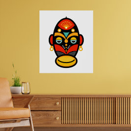 Rasta Mask Poster